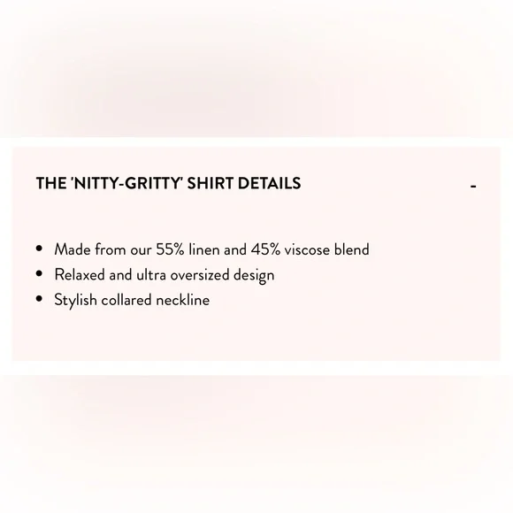 NWOT Kulani Kinis OVERSIZED LINEN SHIRT - COCO MATCHA - Picture 4 of 7